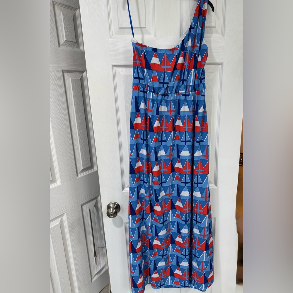 ⚓️🆕Vineyard Vines One Shoulder Dress, 10⚓️ - Picture 3 of 14